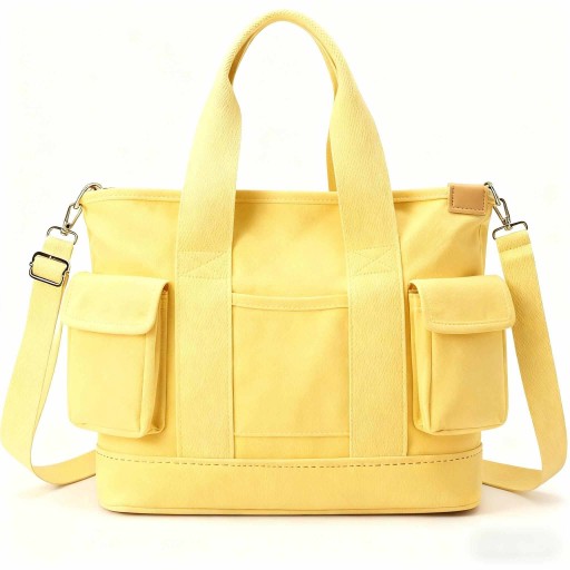 Durable Canvas Women Handbag Casual Crossbody Shoulder Bag Lightweight Daily Purse
