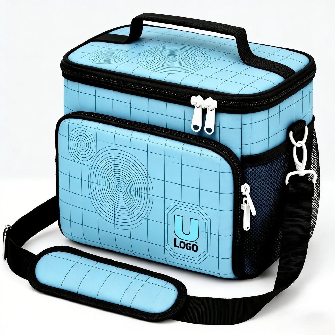 Large Capacity Insulated Cooler Bag Portable Thermal Lunch Tote Bag for Outdoor Picnic Beach
