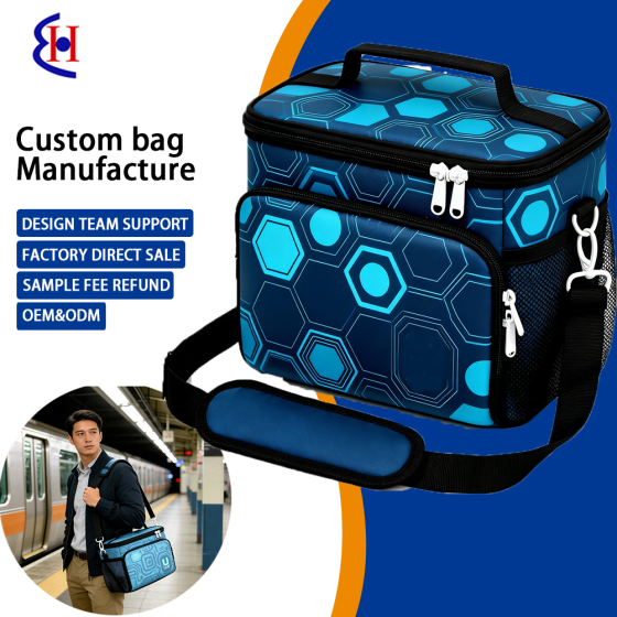 Large Capacity Insulated Cooler Bag Portable Thermal Lunch Tote Bag for Outdoor Picnic Beach