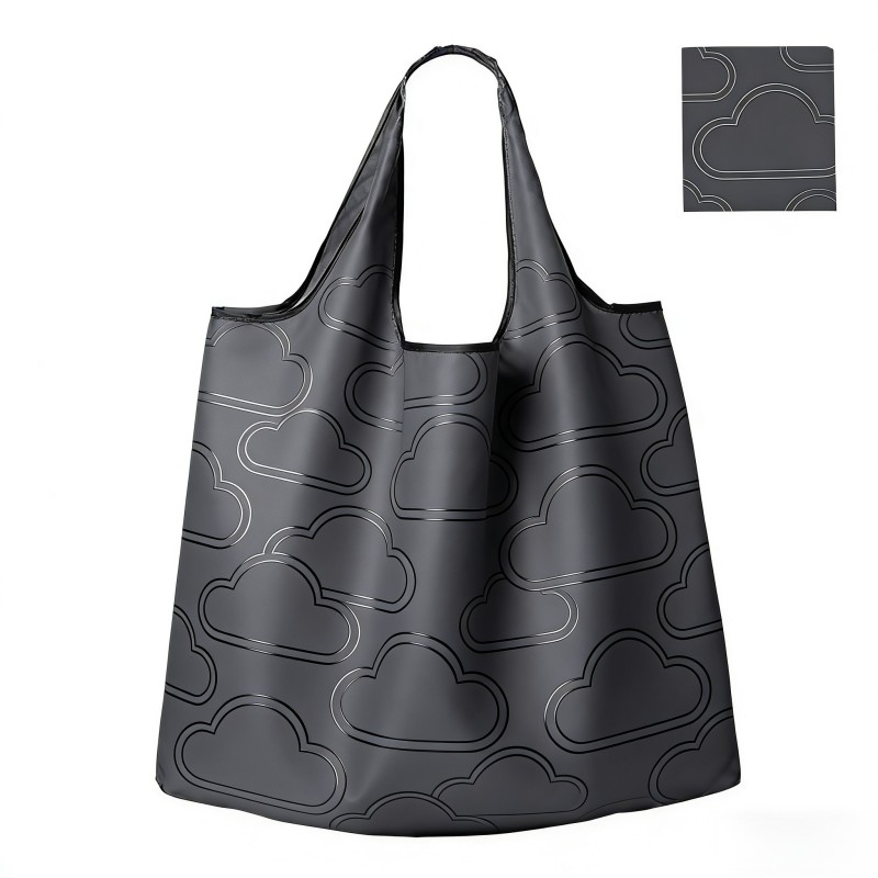 Sustainable RPET polyester tote bag for shopping travel daily use